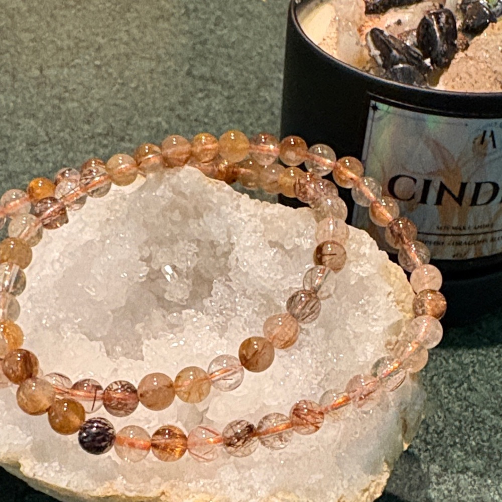ONE Copper rutile quartz 6mm